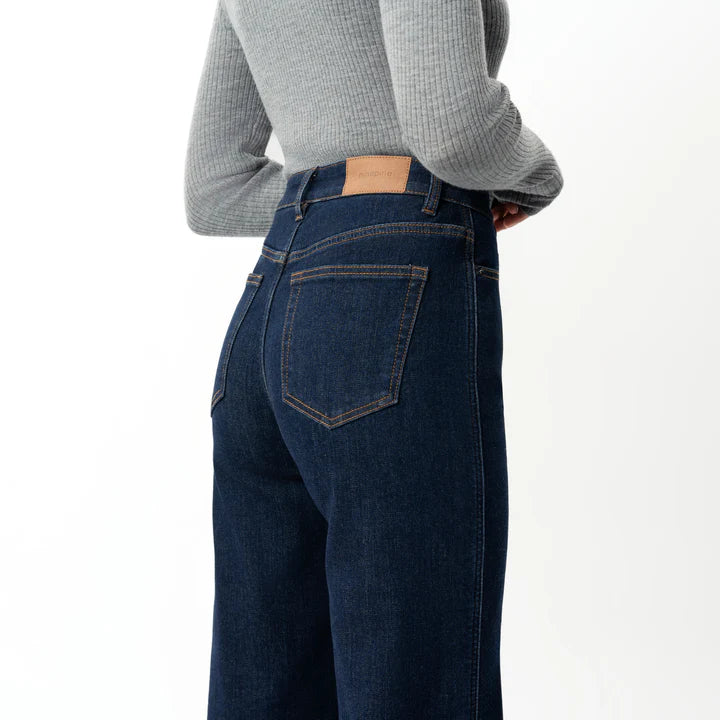 LACİVERT WINTER FleeceDenim™ RELAXED JEANS - CLAIM™ CLAIM™ Lacivert / 2XS