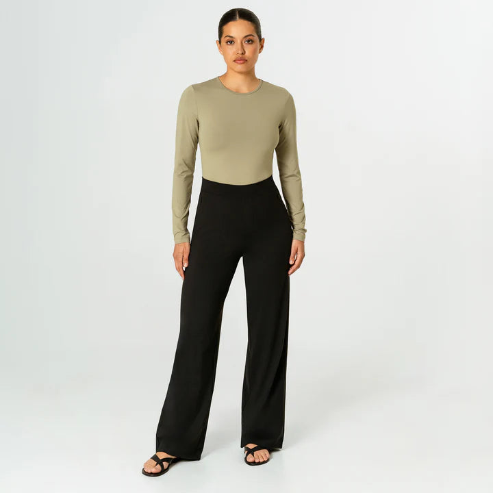 SİYAH SOFT UZUN KOLLU TİŞÖRT - CLAIM™ CLAIM™ Siyah / XS