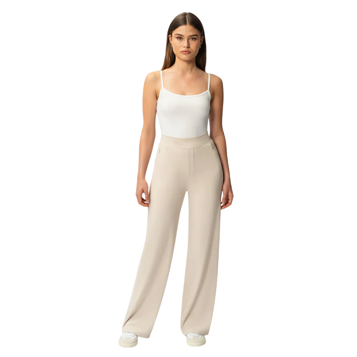 SİYAH ASANA RELAXED STRAIGHT PANTOLON - CLAIM™ CLAIM™ Bej / 2XS