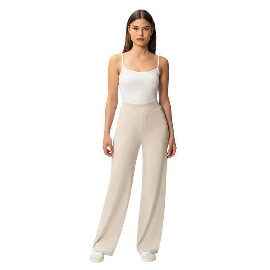 SİYAH ASANA RELAXED STRAIGHT PANTOLON - CLAIM™ CLAIM™ Bej / 2XS