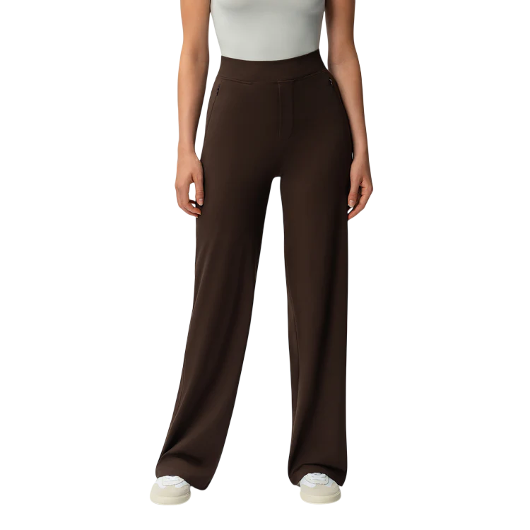 SİYAH ASANA RELAXED STRAIGHT PANTOLON - CLAIM™ CLAIM™ Siyah / 2XS