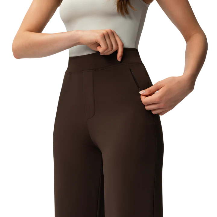 SİYAH ASANA RELAXED STRAIGHT PANTOLON - CLAIM™ CLAIM™ Siyah / 2XS