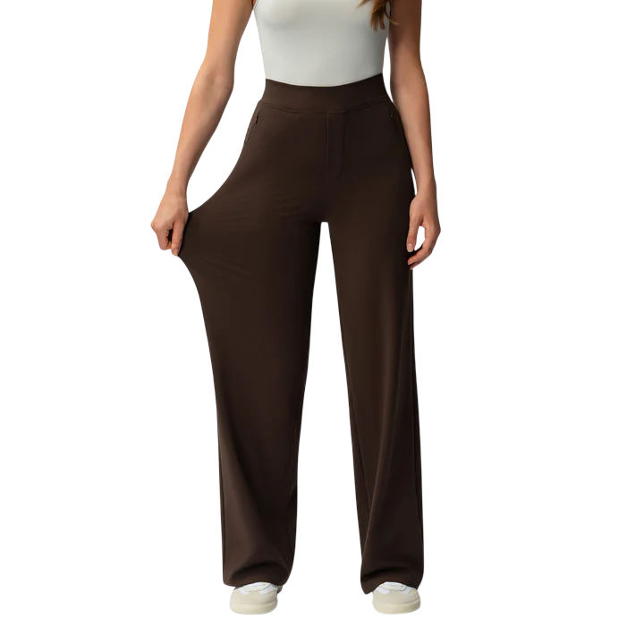 SİYAH ASANA RELAXED STRAIGHT PANTOLON - CLAIM™ CLAIM™ Siyah / 2XS