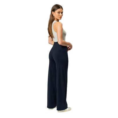 SİYAH ASANA RELAXED STRAIGHT PANTOLON - CLAIM™ CLAIM™ Siyah / 2XS