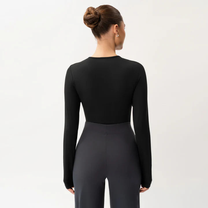 SİYAH SOFT UZUN KOLLU TİŞÖRT - CLAIM™ CLAIM™ Siyah / XS