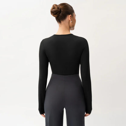 SİYAH SOFT UZUN KOLLU TİŞÖRT - CLAIM™ CLAIM™ Siyah / XS