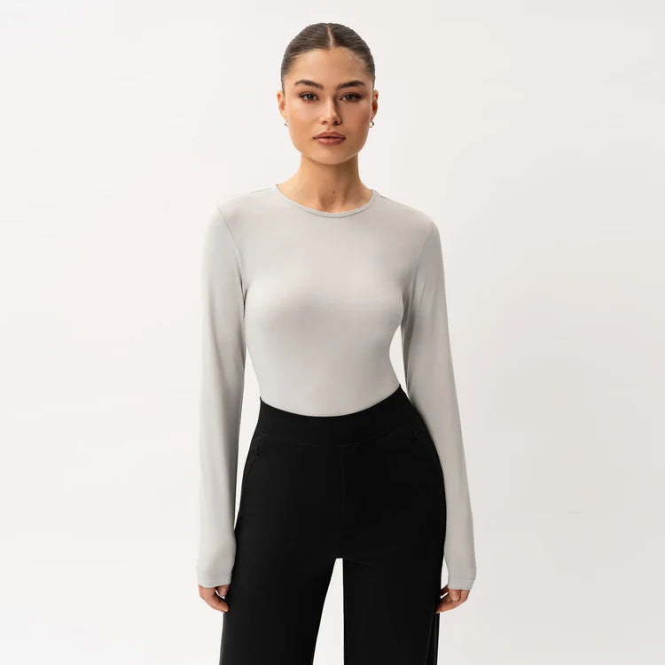 SİYAH SOFT UZUN KOLLU TİŞÖRT - CLAIM™ CLAIM™ Beyaz / XS