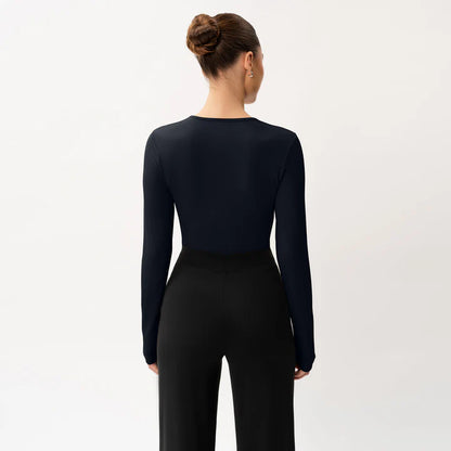 SİYAH SOFT UZUN KOLLU TİŞÖRT - CLAIM™ CLAIM™ Siyah / XS