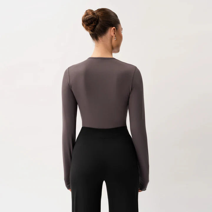 SİYAH SOFT UZUN KOLLU TİŞÖRT - CLAIM™ CLAIM™ Siyah / XS