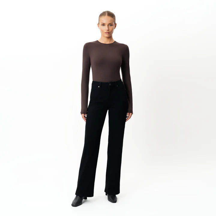 SİYAH SOFT UZUN KOLLU TİŞÖRT - CLAIM™ CLAIM™ Siyah / XS