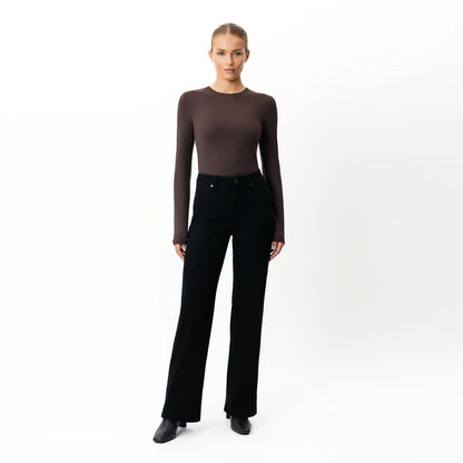 SİYAH SOFT UZUN KOLLU TİŞÖRT - CLAIM™ CLAIM™ Siyah / XS