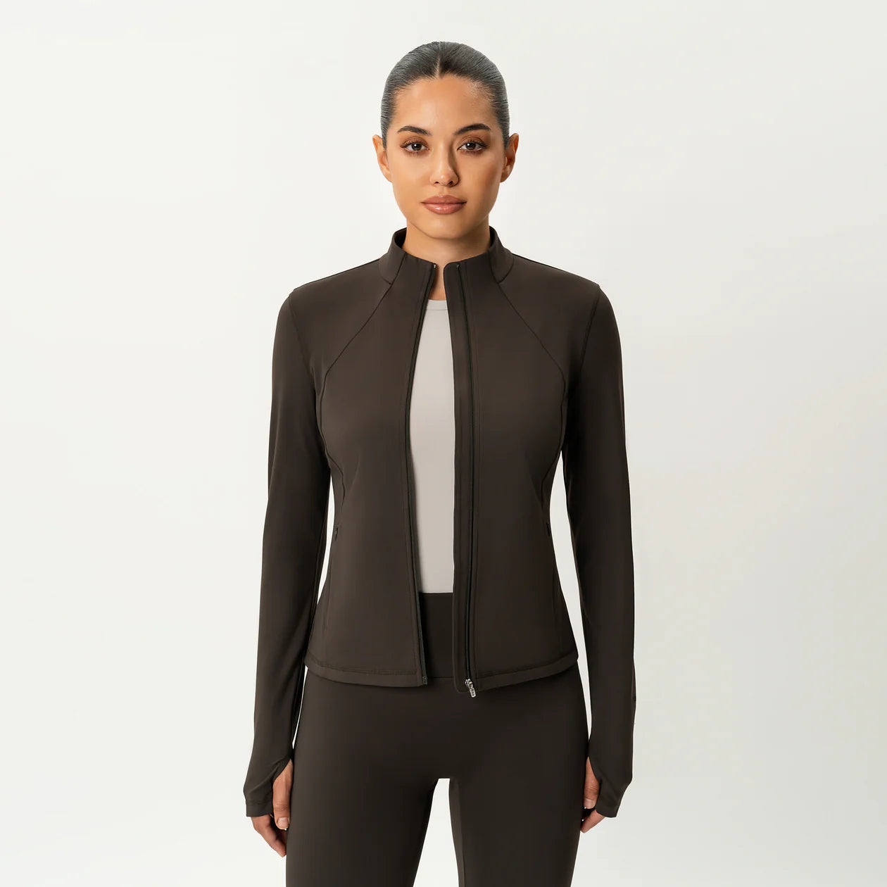 BROWN ASANA ACTIVE JACKET