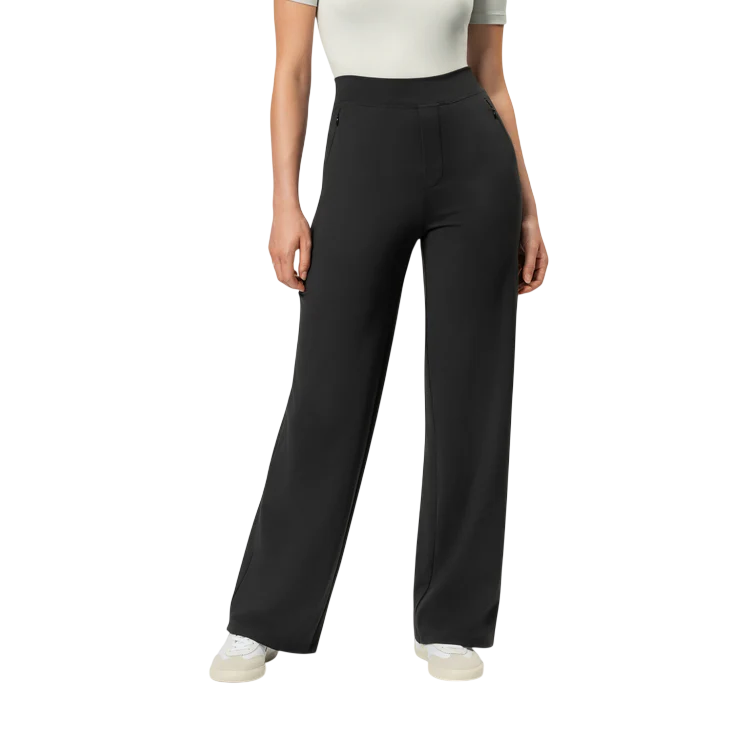 SİYAH ASANA RELAXED STRAIGHT PANTOLON - CLAIM™ CLAIM™ Siyah / 2XS