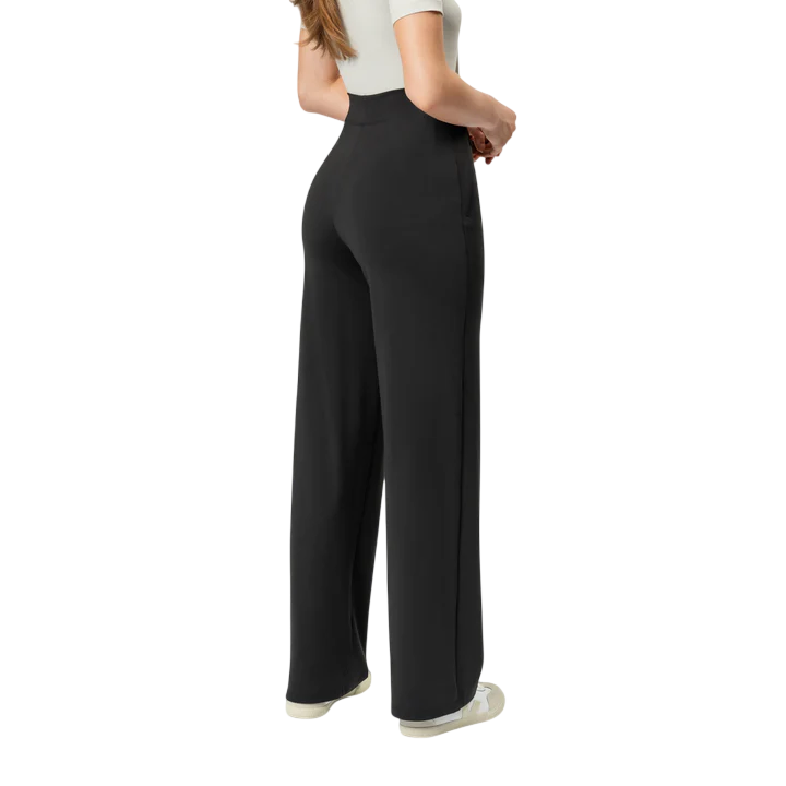 SİYAH ASANA RELAXED STRAIGHT PANTOLON - CLAIM™ CLAIM™ Siyah / 2XS