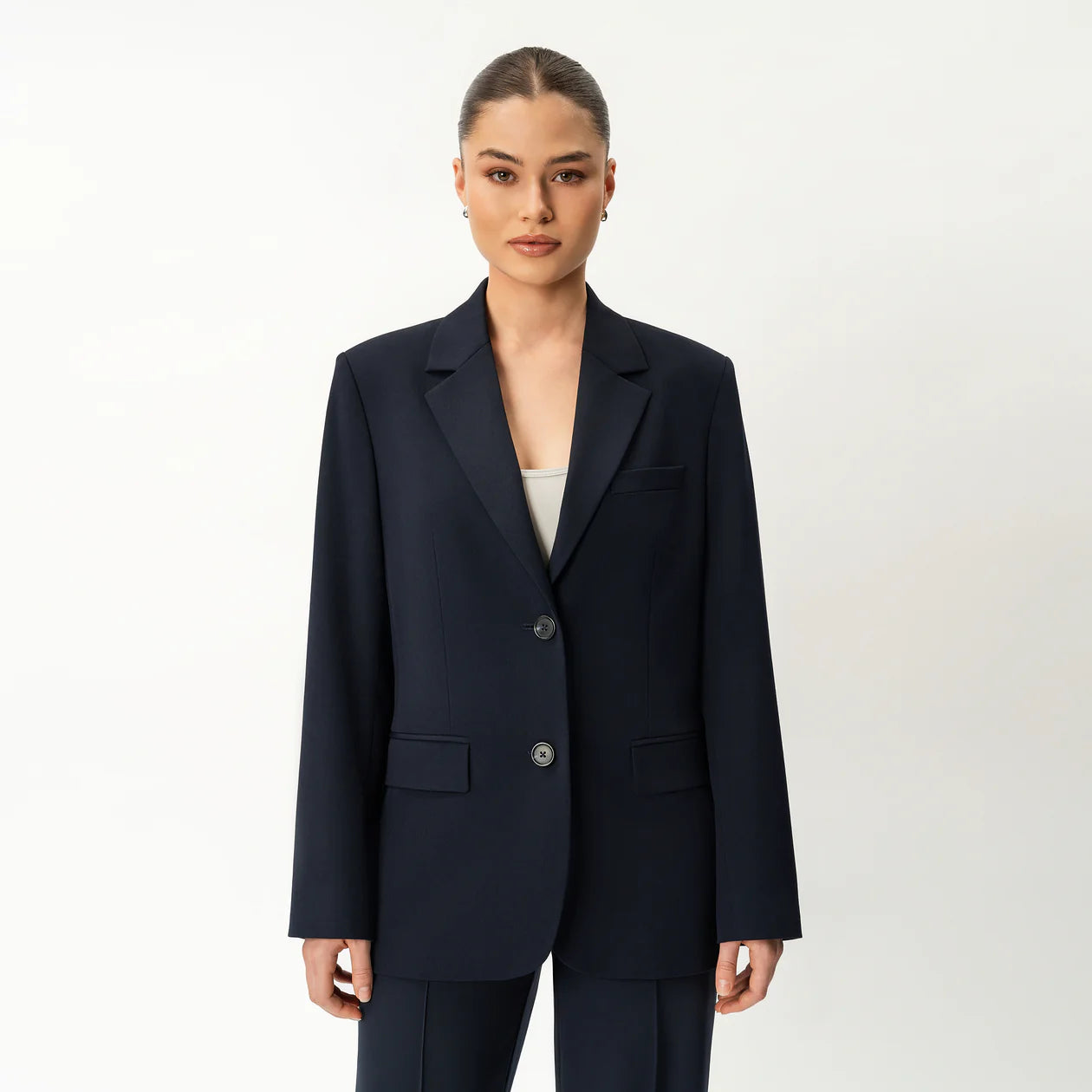 SİYAH SAMIRA RELAXED BLAZER - CLAIM™ CLAIM™ Lacivert / XS