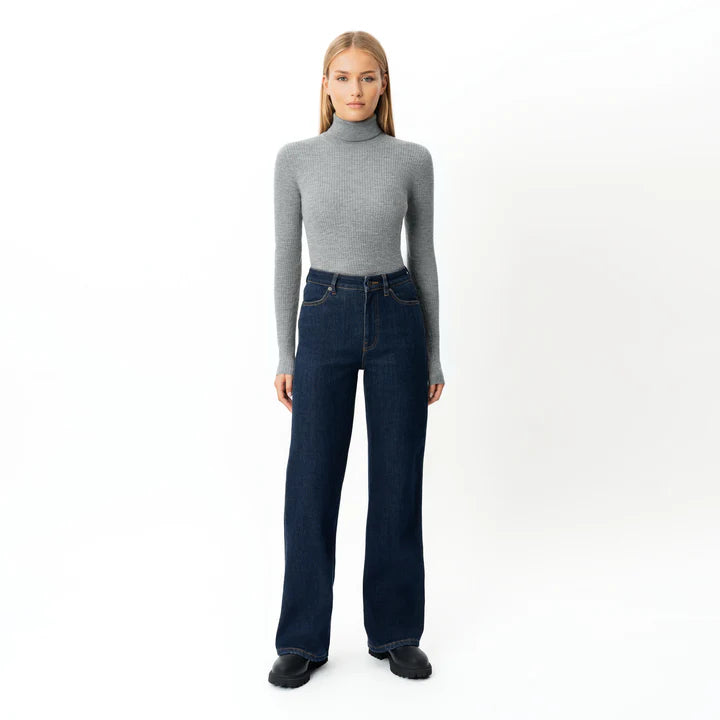LACİVERT WINTER FleeceDenim™ RELAXED JEANS - CLAIM™ CLAIM™ Lacivert / 2XS