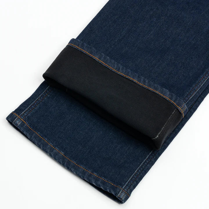 LACİVERT WINTER FleeceDenim™ RELAXED JEANS - CLAIM™ CLAIM™ Lacivert / 2XS