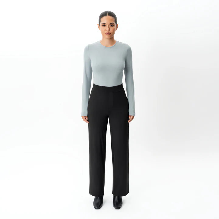 PLUM GREY SOFT LONG-SLEEVE T-SHIRT