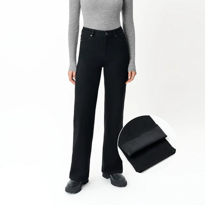 LACİVERT WINTER FleeceDenim™ RELAXED JEANS - CLAIM™ CLAIM™ Lacivert / 2XS